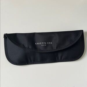 Kristin Ess Black Accessory Pouch Hair Tool Storage Bag